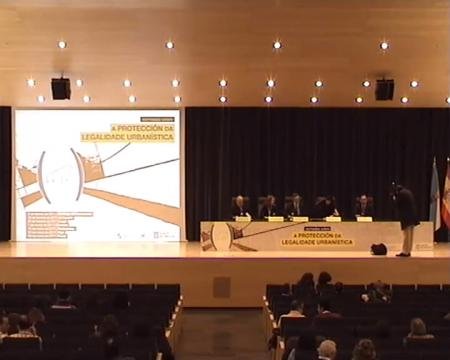 Inauguraci&oacute;n Pontevedra  - Xornada sobre a Protección da Legalidade Urbanística